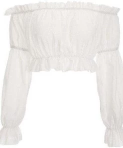 Own Saviour Ruffles Crop