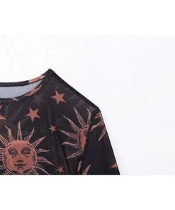 Own Saviour Mesh Moon Top Tees + Tops