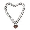 Own Saviour Chunky Heart Lock Necklace Accessories