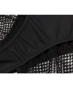 Own Saviour Fishnet Suspender Shorts Pants