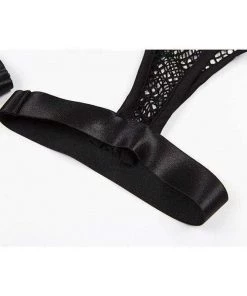 Own Saviour Fishnet Suspender Shorts Pants