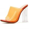 Own Saviour Clear PVC Slip On Heels