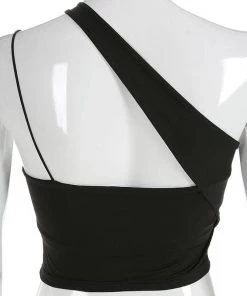 Own Saviour Irregular Strap Crop