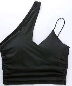 Own Saviour Irregular Strap Crop