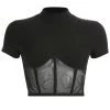Own Saviour Mesh Half Top Tees + Tops