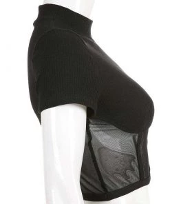 Own Saviour Mesh Half Top Tees + Tops