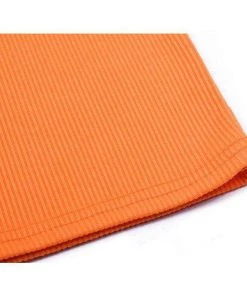 Own Saviour Neon Orange Popper Dress Dresses + Sets