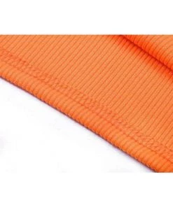 Own Saviour Neon Orange Popper Dress Dresses + Sets