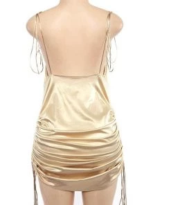 Own Saviour Dresses + Sets Low Back Ruched Dress