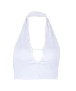 Own Saviour Peek Halter Crop