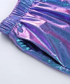 Own Saviour Metallic Cuffed Pants