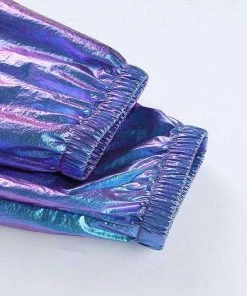 Own Saviour Metallic Cuffed Pants