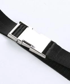 Own Saviour Long Black Buckle Belt