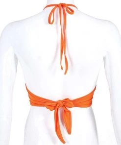 Own Saviour Orange Ring Halter Crop