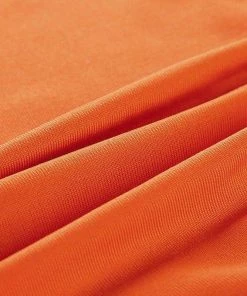 Own Saviour Orange Ring Halter Crop