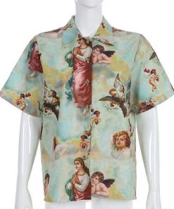 Own Saviour Angel Cherub Shirt Tees + Tops