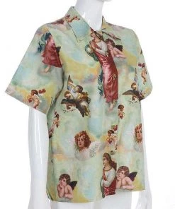 Own Saviour Angel Cherub Shirt Tees + Tops