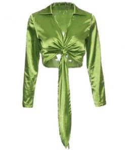 Own Saviour Satin Tie Shirt