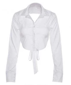 Own Saviour Turn Back Backless Shirt Tees + Tops