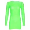 Own Saviour Dresses + Sets Neon Green Mesh Dress