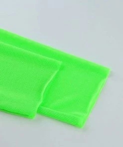 Own Saviour Dresses + Sets Neon Green Mesh Dress