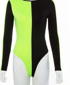 Own Saviour Bodysuits Neon Splice Bodysuit