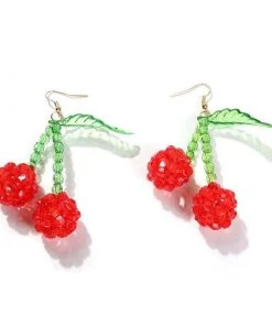 Own Saviour Bead Cherry Earrings Accessories