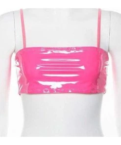 Own Saviour Pink PU Crop