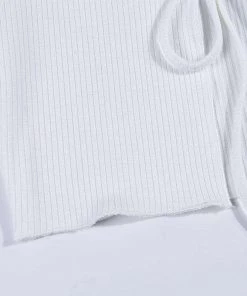 Own Saviour Knit Rib Crop