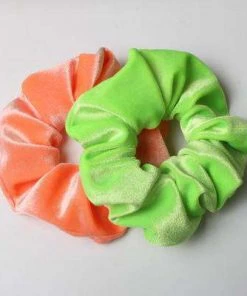 Own Saviour Velvet Neon Scrunchies (Pair) Accessories