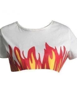 Own Saviour Pyro Crop Tees + Tops
