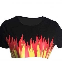 Own Saviour Pyro Crop Tees + Tops