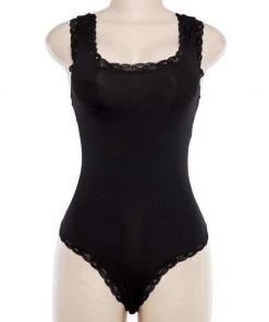 Own Saviour Bodysuits Ribbon Lace Up Bodysuit