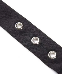 Own Saviour Tees + Tops Rivet Halter Choker Crop