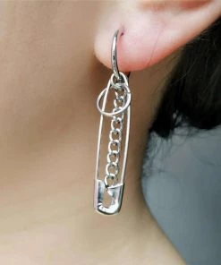 Own Saviour Accessories Safety Pin Earrings
