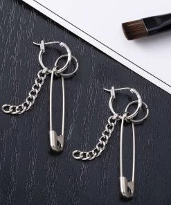 Own Saviour Accessories Safety Pin Earrings