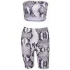 Own Saviour Slither Snake Print Cycle Shorts Set