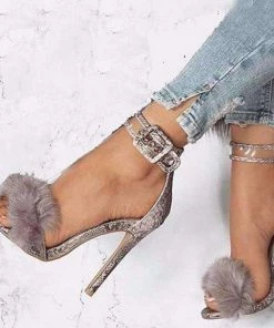 Own Saviour Tallie Fur Heels Shoes