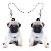 Own Saviour Accessories Pug Dog Puppy Earrings
