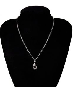 Own Saviour Silver Flame Necklace