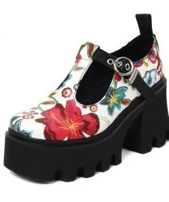 Own Saviour Floral Y2K Platform Shoes New In 6 Own Saviour Floral Y2K Platform Shoes New In