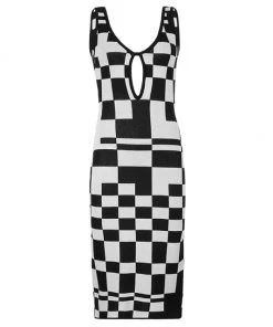 Own Saviour New In Block Knit Midi Dress