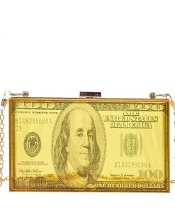 Own Saviour Transparent Dollar Clutch/Shoulder Bag