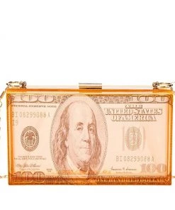 Own Saviour Transparent Dollar Clutch/Shoulder Bag