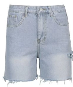 Own Saviour Light Denim Shorts