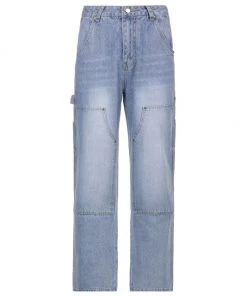 Own Saviour Light Wash Cargo Jeans