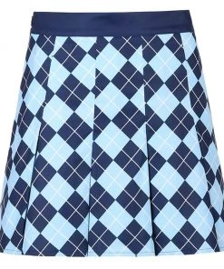 Own Saviour Pleat Diamond Argyle Mini Skirt