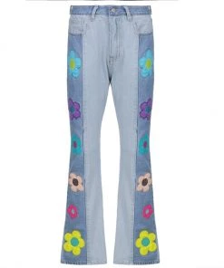 Own Saviour Flower Power Flare Jeans
