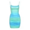 Own Saviour Tie Dye Stripe Backless Mini Dress