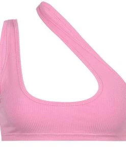 Own Saviour Pink One Shoulder Crop New In